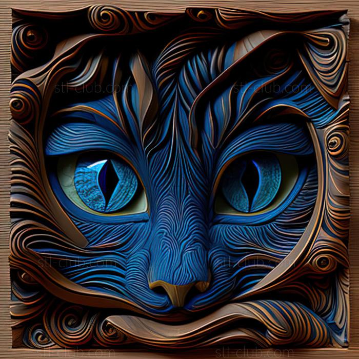 3D model st Ojos Azules cat (STL)